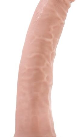 Eden Adult Sex Toys - Realistic G-spot Dildo - 7.5 Inch - Suction Cup Dildo Without Balls - Strap-On Harness Compatible for Hands-Free - Ultra-Soft Curved Penis for Vaginal Anal Stimulation - Beige