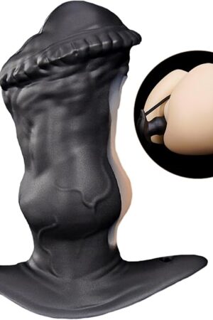 1.8-inch Diameter Thick Anal Plug NothosaurIPONYStrap-on Wearable Adjustable Harness Anal Plug with Hands-Free Anal Training Set Sex Toy, L