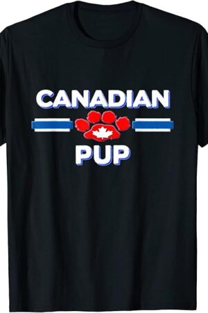 Gay Canada Pup Play Shirt | BDSM Puppy Fetish Pride Tshirt