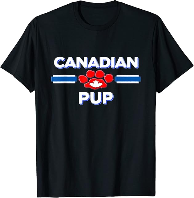 Gay Canada Pup Play Shirt | BDSM Puppy Fetish Pride Tshirt