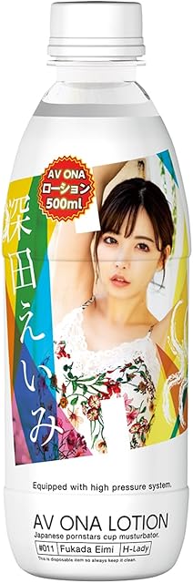 AV ONA Lotion 500ml | Sensual Lotion Featuring Japanese Pornstar Eimi Fukada | Lotion for Japan ONA Cup Masturbator | Ideal for Massage and Male Masturbator Toys