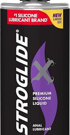 Astroglide Silicone Lube (12 oz), X Premium Personal Lubricant for Vaginal and Anal Sex, Extra Long-Lasting Silky Lube, Waterproof