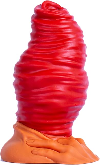 Anal Plug Dildo for Men: Huge Soft Silicone Butt Plug, Anal Dildo with Suction Cup, Prolapsed Anus Shape Sex Toy, Diameter Ranging 5cm to 12cm Anal Expander for Men, Anal Toys for Gay Men (A1100-XS)