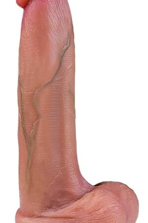 9 Inch Realistic Big Thick Dildo Sex Toy for Women, REYHKINO Silicone Huge Anal Dildos with Strong Suction Cup, Lifelike Skin Texture Penis Dildo Adult Sex Toys for Vagina Anal Stimulation