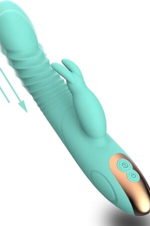 Classic G Spot Vibrator Sex Toys Clitoral Rabbit Vibrators Stimulator Dildo, Anal Adult Vibrator Dildos with 8 Powerful Vibrating Modes