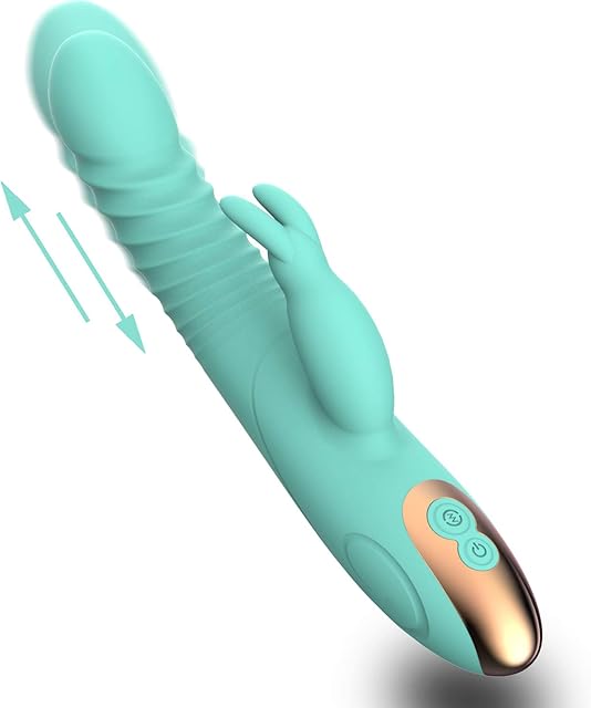 Classic G Spot Vibrator Sex Toys Clitoral Rabbit Vibrators Stimulator Dildo, Anal Adult Vibrator Dildos with 8 Powerful Vibrating Modes