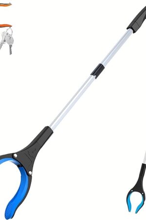 Grabber Reacher Tool - 32? Extra Long Foldable Gripper and Reaching Tool - Heavy Duty Pick Up Stick Grabbers for Seniors, Trash, Surgery Recovery Must Haves Gifts (Blue)