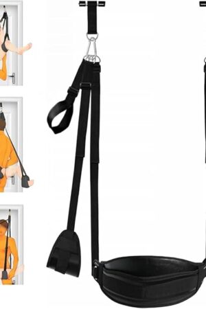 BDSM Door Sex Swing for Couple, Bondage Slave Door Hanging Sex Swings Restraints Sex Toys with Adjustable Straps, Fetish Kinky Sex Slings Sex Furniture Sex Games Adult Sex Toys, Holds up to 300lbs