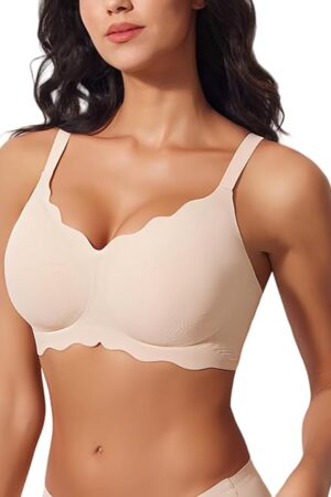 Bras for Women Jelly Cup Series Plus-Size Push Up Bra Sexy Gather Up Underrim Jelly Gel Underwear HB01