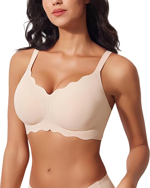 Bras for Women Jelly Cup Series Plus-Size Push Up Bra Sexy Gather Up Underrim Jelly Gel Underwear HB01