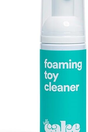Hello Cake Toy Cleaner, Adult Toy Cleaner with Easy to Use Pump, Natural Gentle Foaming Cleanser, Fragrance-Free, Extend The Life of Toys, 17 fl oz