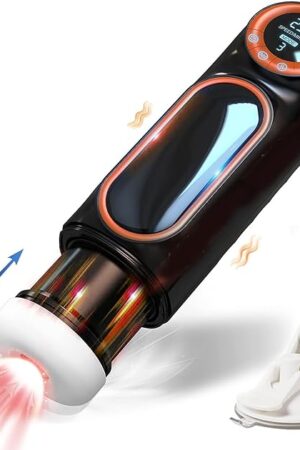 Automatic Male Masturbators Adult Sex Toys for Men with 10 Vibration Thrusting & 4 Suction for Penis Stimulation, 3D Realistic Vagina Pussy Man Masturbation Stroker Penis Pump