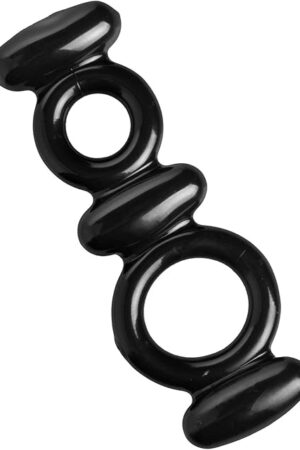 Dual Stretch to Fit Cock and Ball Ring