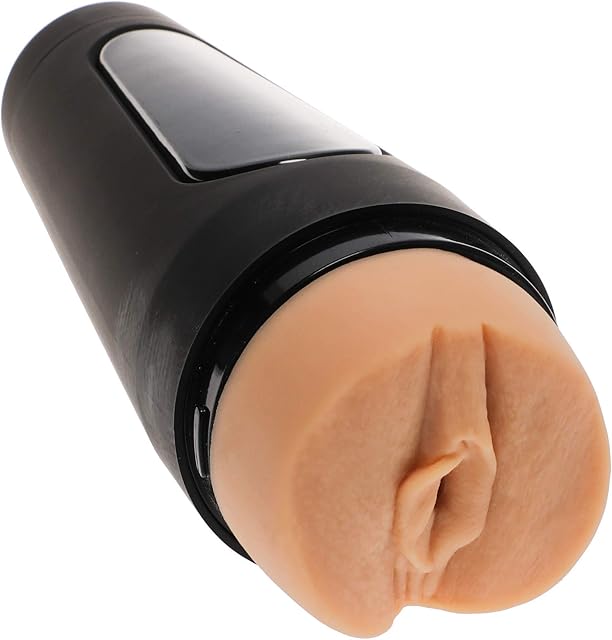 Doc Johnson Main Squeeze - Tana Lea - Ultraskyn Stroker - Squeeze Plate for Precise Pressure - Twist End Cap to Control Suction - Discreet Premium Stroker - Male Masturbator, Vagina, Vanilla