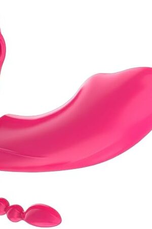 3 in 1 Wearable Vibrator, Slicone, Vaginal Clitoral Anal Stimulator, Magnetic USB Charging, Remote Controlled, 10 Modes, Up to 18 Hours Run Time, for Women, and Couples