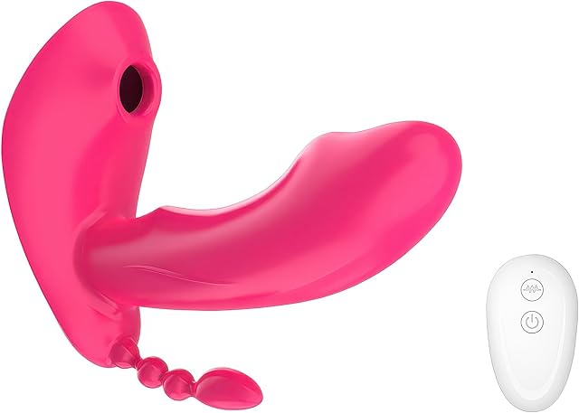 3 in 1 Wearable Vibrator, Slicone, Vaginal Clitoral Anal Stimulator, Magnetic USB Charging, Remote Controlled, 10 Modes, Up to 18 Hours Run Time, for Women, and Couples