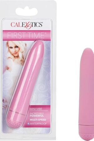 CalExotics First Time Mini Vibrator - Waterproof Sex Toys for Couples - Adult Women Vibe Massager - Pink