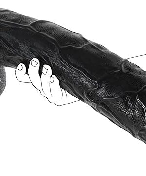 203 inch Extra Large Long Dildo, 35'' Diameter Huge Thick Dildos with Realistic Veins & Full Shaped Balls for Anal Play, Big Monster Cock Fake Penis Anal Plug Adult Sex Toy for Women Men Gay