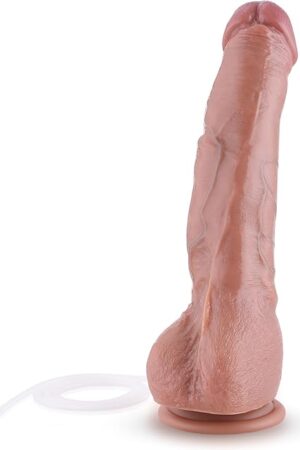 Hismith 12" Squirting Silicone Dildo, 89" Insertable Realistic Penis with KlicLok System, Hands-Free Play Soft Sex Toy - L Size Hardy, Amazing Series