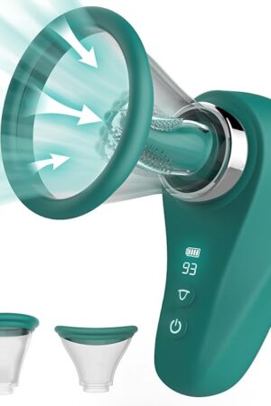 Clitoral Sucking Vibrator Women Sex Toys,Rottetou Nipple Toys Female Sex Toy with 3 Sucking 9 Tongue Licking Modes, Adult Toy Clit Sucker Licking Vibrator with 2 Transparent Covers, Rechargeable