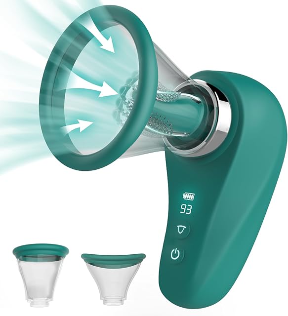 Clitoral Sucking Vibrator Women Sex Toys,Rottetou Nipple Toys Female Sex Toy with 3 Sucking 9 Tongue Licking Modes, Adult Toy Clit Sucker Licking Vibrator with 2 Transparent Covers, Rechargeable