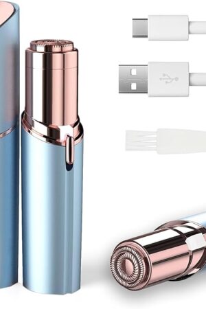 Facial Hair Removal for Women, Electric Painless Facial Hair Remover for Face, Lip, Chin with USB Rechargeable