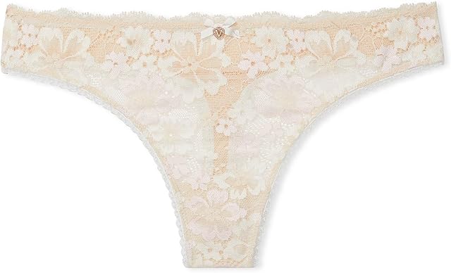 Women's Body by Victoria Lace Thong Underwear, Panties for Women (XS-XXL)