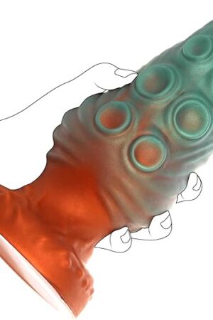 ferch Tentacle Dildo Silicone Anal Plug Prostate Massager - 81'' Big Prostate Butt Plug Fantasy Adult Sex Toys for Men Women Couple