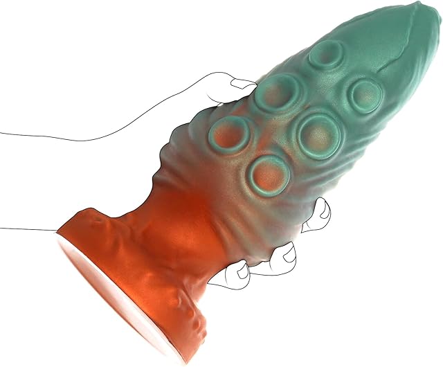 ferch Tentacle Dildo Silicone Anal Plug Prostate Massager - 81'' Big Prostate Butt Plug Fantasy Adult Sex Toys for Men Women Couple