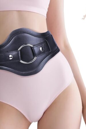 Dildo Belt Strapons Harness Waist Suction Cup Strap On Dick Holder Mount Thigh Wearable Pegging Sex Toy Female Sexual with 3 Size Metal O-Rings for Lesbians Couple Women Men