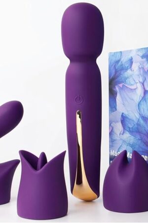 Adult Toys for Women - Sex Toy Vibrator Set - Female Sex Toys - Sexual Wellness - Vibrator for Woman - Wand Vibrator Kit - Vibrators Sex Toy - Rechargeable Dildo - Sex Toys for Woman - Sex Toys Bundle