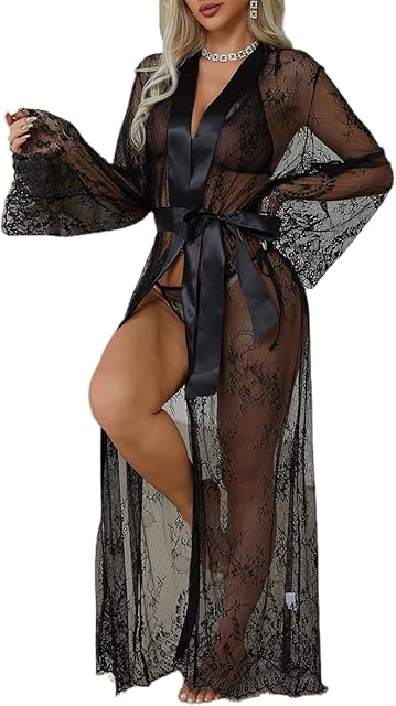 Women White Robe Long Sleeves Bridal Robe Bathrobe Loungewear Sleepwear Elegant Spa Dressing Gown