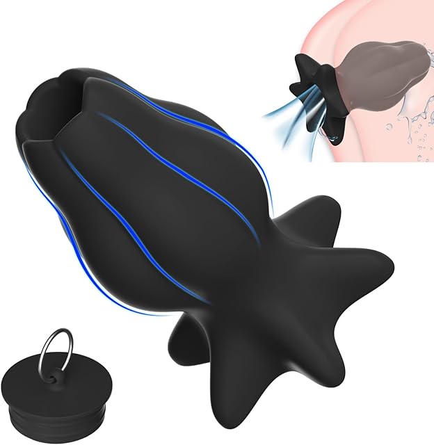 Hollow Tunnel Anal Plug,Enema Butt Plug BDSM Games Adult Sex Toy?S?