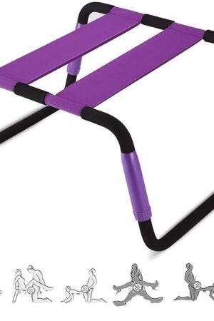 Generic Sex Position Enhancing Bench for Couples, Adjustable Height and Angle (Black)