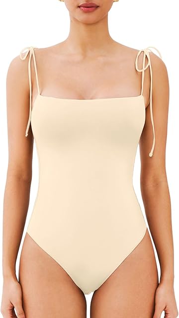 Women's Bodysuit Shoulder Strap Bodysuit Sleeveless Outfit 2025 Spring/Summer Designer Collection