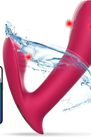 Wearable G Spot Vibrator with APP & Remote Control, 9 Tapping & Vibration Modes, Dual Stimulation, Strong Power, Discreet Design, Easy to Use and Clean, Great Gift for Women, Couples, Adult Sex Toys