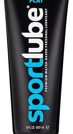 Double Play Premium Water-Based Personal Lubricant 8oz Tube - Intimate Sex Lube for Men, Women, & Couples - Natural Feel, Silky Smooth, Non-Staining