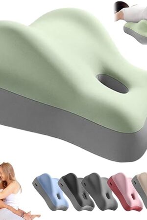 Butt Cushion for Couples, Premium Memory Foam Wedge Pillow for Intimacy Support & Pregnancy Comfort, Orthopedic Positional Aid for Enhanced Couples' Connection & Post-Impact Recovery (Green)