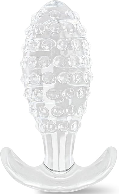 Anal Plug with Butt Made of Skin-Friendly Silicone Pineapple Flexible Liquid Silicone, Butt Plug for Women and Men, Anal Trainer Kit Anal Plug for Beginners and Advanced Users (M(l9cm*d3cm))