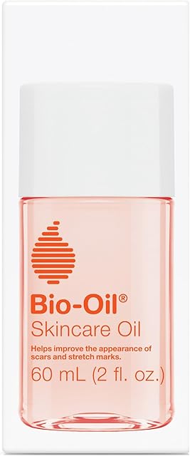 Bio-Oil Skincare Body Oil Serum, Face and Body Moisturizer with Vitamin E & A, for Scars, Stretch Marks, Sensitive Skin, All Skin Types, Dermatologist Recommended, Non-Comedogenic, 2 Oz
