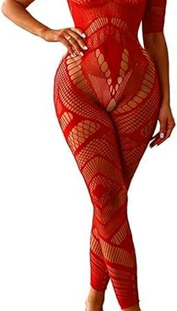 Women Lingerie Bodystocking Sexy Bodysuit Fishnet Tights Playsuit Nightwear