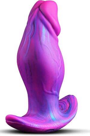 65" Large Butt Plug Huge Anal Plug, Big Butt Plugs XL Anal Stretcher, Realistic Thick Dildo Giant Buttplug Gay Sex Toys with Anchor Shape Base, Adult Toys for Men Women Couples, M