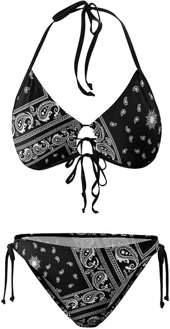 Womens Bikini Set Two Piece Swimsuit Halter String Triangle Sexy Swimwear