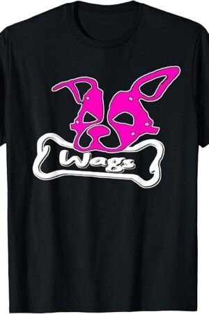 Human Puppy Play Mask, BDSM Fetish Gear, Pink Wags Pup Hood T-Shirt