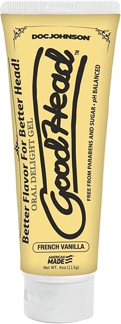Doc Johnson GoodHead - Oral Delight Gel - French Vanilla (4 oz./113g)
