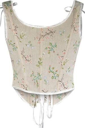Victorian Gothic Corset Top for Womens Steampunk Sexy Bustier Tops Pirate Renaissance Vest Push Up Corsets with Straps