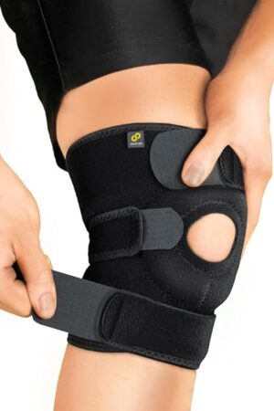 Bracoo Knee Support Brace for Men Women, Adjustable Compression Sleeve Wrap Patellar Pad Tendon - Arthritis Pain, meniscus tear, Injury Recovery, Running, Workout, KS10