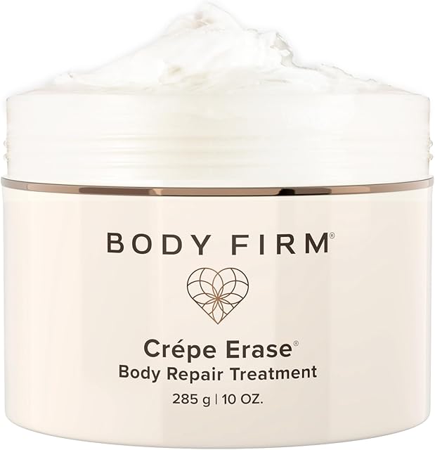 BODY FIRM Crepe Erase Advanced Body Repair Treatment, Anti-Aging Wrinkle Cream, Support Skins Natural Elastin & Collagen Production - 10oz