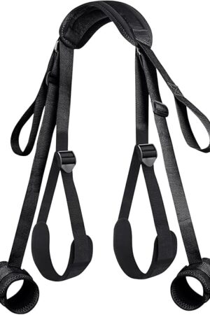 Bondage Restraints Sex Bondage Sex Toys Neck to Wrist Thigh Sex Sling & Ankle Kits with Adjustable Sex Straps Bondage Gear & Accessories for SM Adult Toys for Couples Sex Pleasure