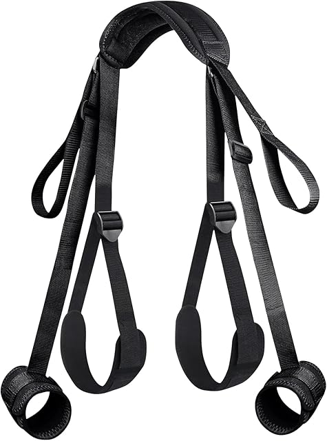 Bondage Restraints Sex Bondage Sex Toys Neck to Wrist Thigh Sex Sling & Ankle Kits with Adjustable Sex Straps Bondage Gear & Accessories for SM Adult Toys for Couples Sex Pleasure
